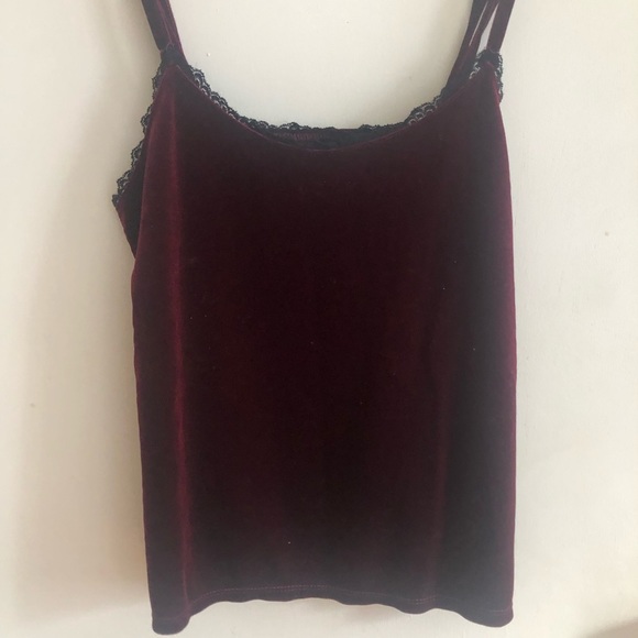 3 for $20❤️Ultra Flirt Red Velvet Camisole Adjustable Straps Size Small - Picture 4 of 9